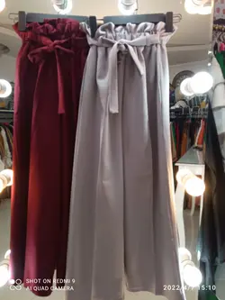 شلوار کمرپیچ از بالا گشاد(۱۷۵۰۴)