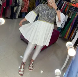 مانتو عروسکی گلدوزی