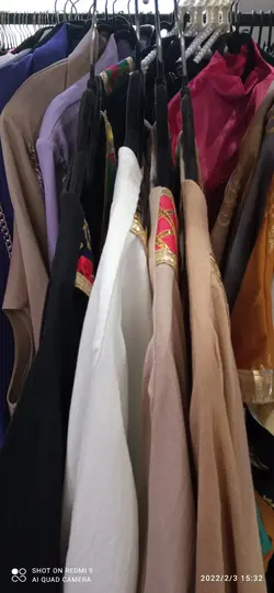 مانتو خرجکاری دامنی