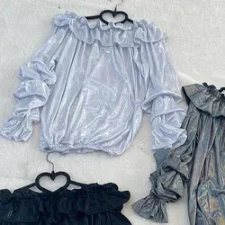 شومیز آستین پله ای شاین(۲۱۶۹)