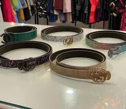 کمربند باریک ال  وی و گوچی