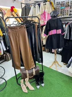 شلوار بگ چرم(۲۲۷۱۱)
