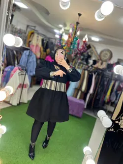 پالتو عروسکی خرجکاری کوتاه(۲۲۸۶۶)