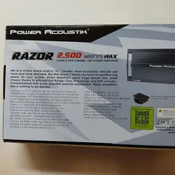 آمپلی فایر پاور اکوستیک RAZOR مدل rz5-2500D - مستر صدا 95