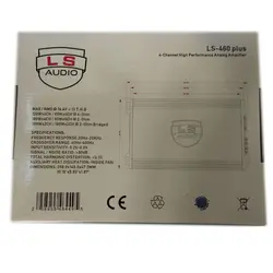 خرید آمپلی فایر LS Audio مدل LS-460 Plus | فروشگاه مسترصدا