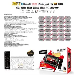 خرید پخش تصویری کنکورد پلاس مدل MD X6540BT | مستر صدا 95