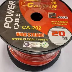 خرید کابل برق 2 گیج کاروین مدل CA-202 | پخش عمده مسترصدا