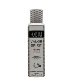 اسپری مردانه هات استار Valor Spirit حجم 200ml