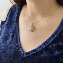 گردنبند حلقه گل