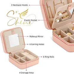 کیف چرم اینه دار