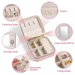 کیف چرم اینه دار