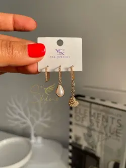 پک گوشواره نامتقارن کد 115