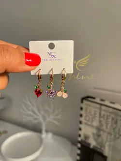 پک گوشواره نامتقارن کد 110