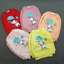 بلوز تک طرح فیل و چتر