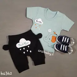 تیشرت شلوارک طرح فیل