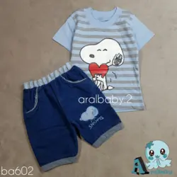 تیشرت و شلوارک طرح اسنوپی