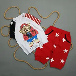 تیشرت و شلوارک طرح خرس تدی کیوت