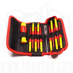 پیچ گوشتی عایق برق 12 عددی کیفی Tolsen