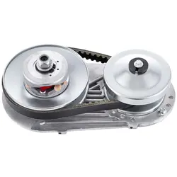 خرید کلاچ اتوماتیک از علی اکسپرس Go Kart Clutch Set Torque Converter Tools 1” 3/4 Inch 10T #40 41 Chain 12T #35 CVT Clutch Small Engine Drive Belt for