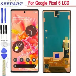 Original New For Google Pixel 6 LCD Display Screen Touch Digitized Assembly Replacement For Google Pixel 6 Display Screen