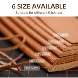 WUTA Leather Edge Beveler PRO Skiving Craft Work Tools M390 Die Steel Ebony Handle Cutter Edger Creaser Skiver available 6Size