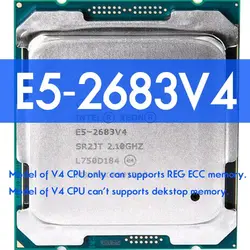 Intel Xeon E5 2683 V4 SR2JT 2.1GHz 16-Cores 40M LGA2011-3 E5 2683V4 Processor Cpu HUANANZHI X99 F8 Motherboard