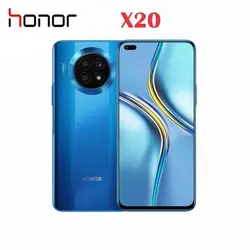 Original New Official Honor X20 5G Cell Phone MTK Dimensity 900 6.67inch LCD 64MP Camera 4300Mah 66W Fast Charger Android 11