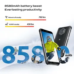 خرید گوشی بلک ویو [In Stock] Blackview BV6600 Pro Rugged Mobile Phone Thermal Imaging Camera FLIR® Android 11 4GB 64GB 8580mAh Global Smartphone