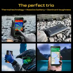 خرید گوشی بلک ویو [In Stock] Blackview BV6600 Pro Rugged Mobile Phone Thermal Imaging Camera FLIR® Android 11 4GB 64GB 8580mAh Global Smartphone