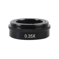 0.3X 0.35X 0.5X 0.75X 1X 2.0X Barlow Auxiliary Objective Glass Lens M42 For 10A C-MOUNT Lens HDMI VGA USB Microscope Camera