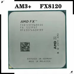 Desktop CPU FX-Series FX-8120 FX 8120 125W 3.1 GHz Eight-Core CPU Processor FD8120FRW8KGU Socket AM3