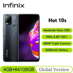 خرید و قیمت گوشی اینفینیکس New Global Version Infinix HOT 10S NFC 4GB 64/128GB Smartphone 6.82'' HD Display 5000mAh Battery Helio