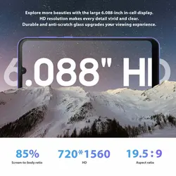 خرید گوشی بلک ویو از چین BLACKVIEW OSCAL C20 Smartphone 1GB 32GB 6.088