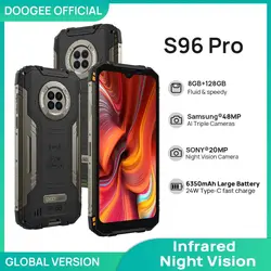 خرید گوشی دوجی از علی اکسپرس DOOGEE S96 Pro mobile phone Smartphone 48MP Round Quad Camera 20MP Infrared Night Vision Helio G90 Octa Core 8GB 128GB 6350mAh