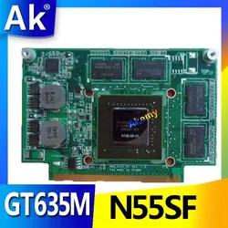 خرید کارت گرافیک لپ تاپ AK N55SF Graphic Card 2GB For Asus N75S N55S N75SF N55SF N75SL N55SL GT635M GT555M VGA Laptop Video Card 100%