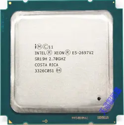 خرید پردازنده اینتل از علی اکسپرس Intel xeon e5 2697 v2 2.7GHz 30M QPI 8GT/s LGA 2011 SR19H C2 E5-2697 v2 CPU Proce E5-2697V2