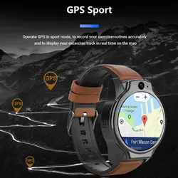 خرید ساعت هوشمند LEMFO LEM14 Smart Watch 4G 5ATM Waterproof Android 10 Helio P22 Chip 4G 64GB LTE 4G SIM 1100mAh Face ID 2021 Dual Camera for Men