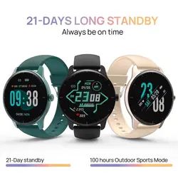 خرید ساعت هوشمند دوجی DOOGEE CR1 Smart watch IP68 Waterproof Bluetooth 5.0 Sleep Monitor Fitness Heart Rate