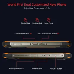 خرید گوشی دوجی اس 88 پرو از علی اکسپرس DOOGEE S88 Pro Rugged SmartPhone 10000mAh telephones Helio P70 Octa Core 6GB RAM 128GB ROM IP68/IP69K