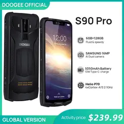 خرید گوشی دوجی اس 90 پرو از علی اکسپرس IP68 DOOGEE S90 Pro Modular Rugged Mobile Phone Helio P70 Octa Core 6GB 128GB