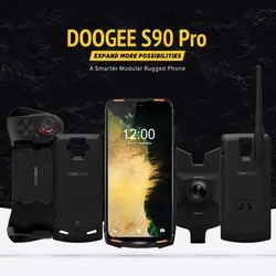 خرید گوشی دوجی اس 90 پرو از علی اکسپرس IP68 DOOGEE S90 Pro Modular Rugged Mobile Phone Helio P70 Octa Core 6GB 128GB