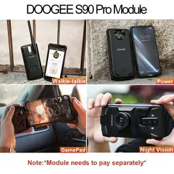 خرید گوشی دوجی اس 90 پرو از علی اکسپرس IP68 DOOGEE S90 Pro Modular Rugged Mobile Phone Helio P70 Octa Core 6GB 128GB