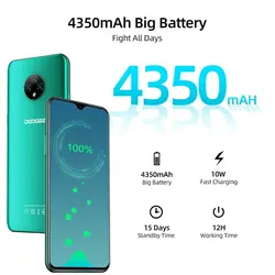 خرید گوشی دوجی ایکس 95 از علی اکسپرس DOOGEE X95 Cellphones 6.52''MTK6737 16GB ROM Dual SIM 13MP Triple Camera 4350mAh