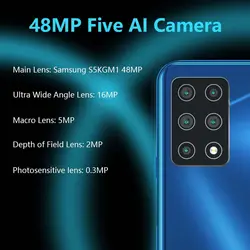 خرید گوشی کوبات از علی اکسپرس Cubot X30 Cellphone Global Version 48MP Five Camera 32MP Selfie 8GB 256GB NFC 6.4