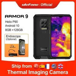 خرید گوشی موبایل یولفون از علی اکسپرس Ulefone Armor 9 Rugged Mobile Phone Thermal Imaging Camera FLIR® Android 10 Smartphone Helio P90 128GB