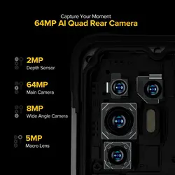 خرید آرمور 10 از علی اکسپرس Ulefone Armor 10 5G Rugged Mobile Phone Android 10 8GB 128GB Waterproof Smartphone/IP68 IP69K/ 6.67