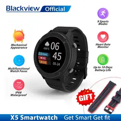 خرید ساعت هوشمند بلک ویو Blackview IP68 SmartWatch X5 Men Women Sports Watch Clock Sleep Monitor Fitness Tracker Heart Rate