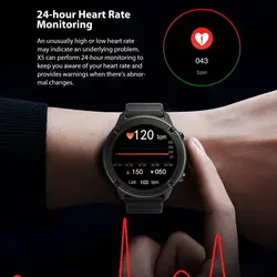 خرید ساعت هوشمند بلک ویو Blackview IP68 SmartWatch X5 Men Women Sports Watch Clock Sleep Monitor Fitness Tracker Heart Rate