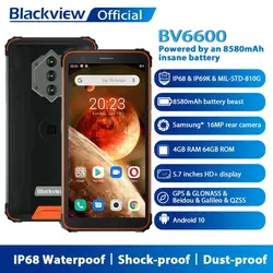 خرید گوشی بلک ویو از علی اکسپرس Blackview BV6600 IP68 Waterproof 8580mAh Rugged Smartphone Shockproof Phones 4GB 64GB 5.7