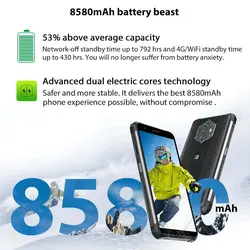 خرید گوشی بلک ویو از علی اکسپرس Blackview BV6600 IP68 Waterproof 8580mAh Rugged Smartphone Shockproof Phones 4GB 64GB 5.7